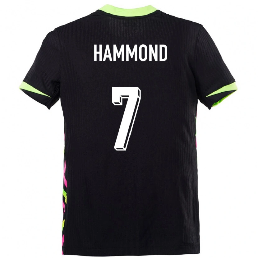 Danxen Børn Australien Tristan Hammond #7 Mørkeblå Udebane Spillertrøjer 24-26 Trøje T-Shirt