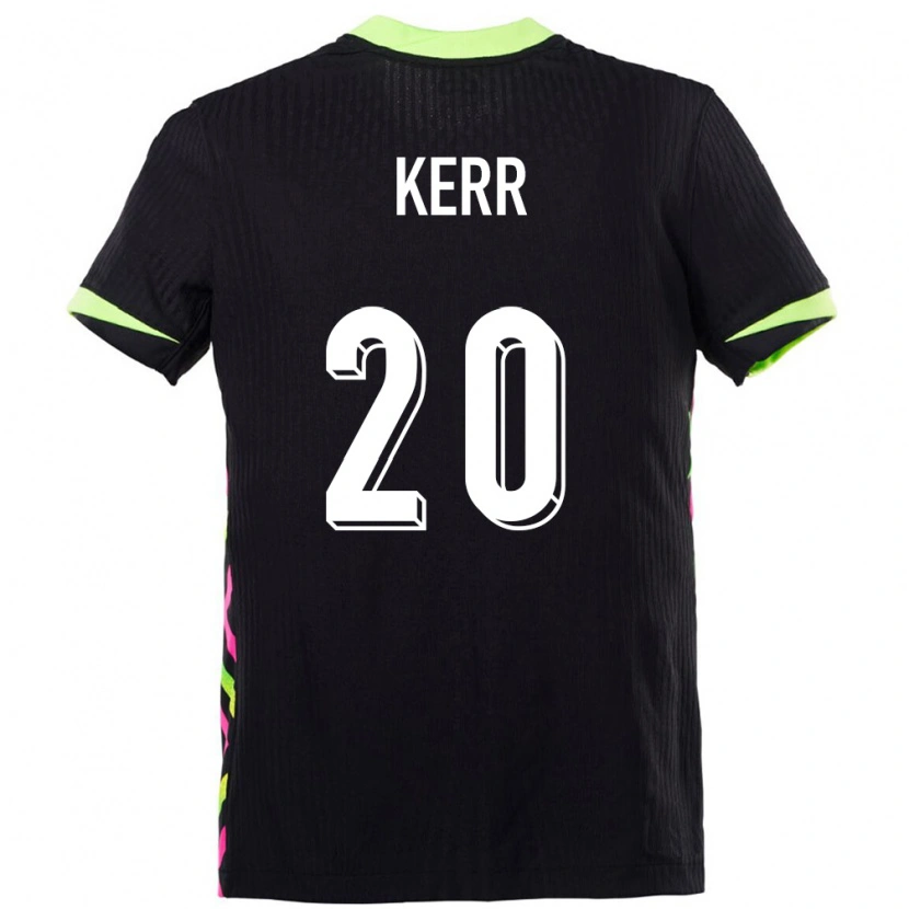 Danxen Børn Australien Sam Kerr #20 Mørkeblå Udebane Spillertrøjer 24-26 Trøje T-Shirt