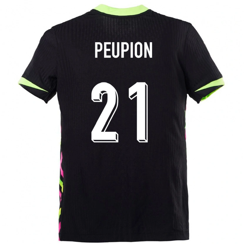 Danxen Børn Australien Cameron Peupion #21 Mørkeblå Udebane Spillertrøjer 24-26 Trøje T-Shirt