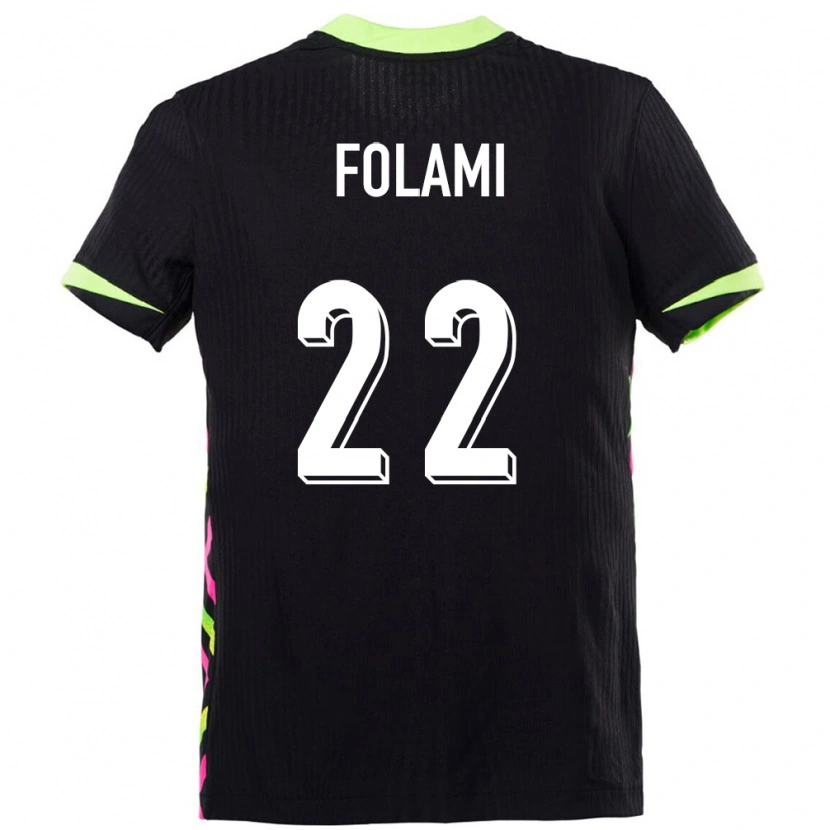 Danxen Børn Australien Ben Folami #22 Mørkeblå Udebane Spillertrøjer 24-26 Trøje T-Shirt
