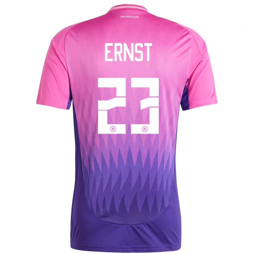 Danxen Børn Tyskland Tjark Ernst #23 Pink Lilla Udebane Spillertrøjer 24-26 Trøje T-Shirt