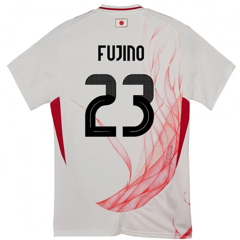 Danxen Børn Japan Aoba Fujino #23 Hvid Udebane Spillertrøjer 24-26 Trøje T-Shirt