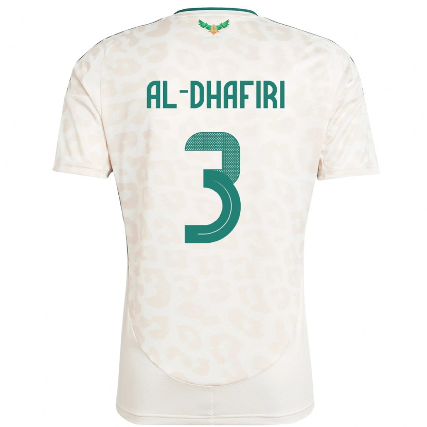 Danxen Børn Saudi-Arabien Yasser Al-Dhafiri #3 Hvid Udebane Spillertrøjer 24-26 Trøje T-Shirt