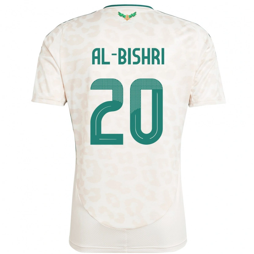 Danxen Børn Saudi-Arabien Nawaf Al-Bishri #20 Hvid Udebane Spillertrøjer 24-26 Trøje T-Shirt