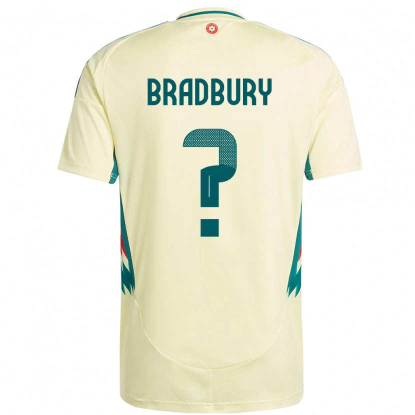 Danxen Børn Wales Makenzie Bradbury #0 Beige Gul Udebane Spillertrøjer 24-26 Trøje T-Shirt