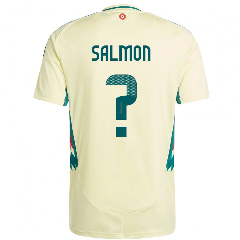 Danxen Børn Wales Josh Salmon #0 Beige Gul Udebane Spillertrøjer 24-26 Trøje T-Shirt