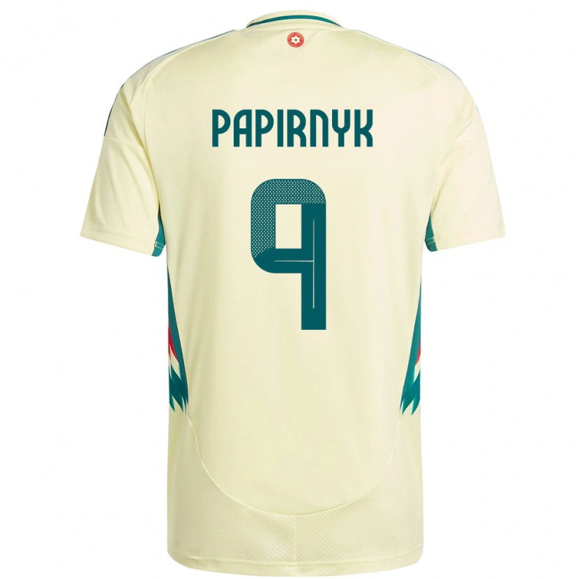 Danxen Børn Wales Leo Papirnyk #9 Beige Gul Udebane Spillertrøjer 24-26 Trøje T-Shirt