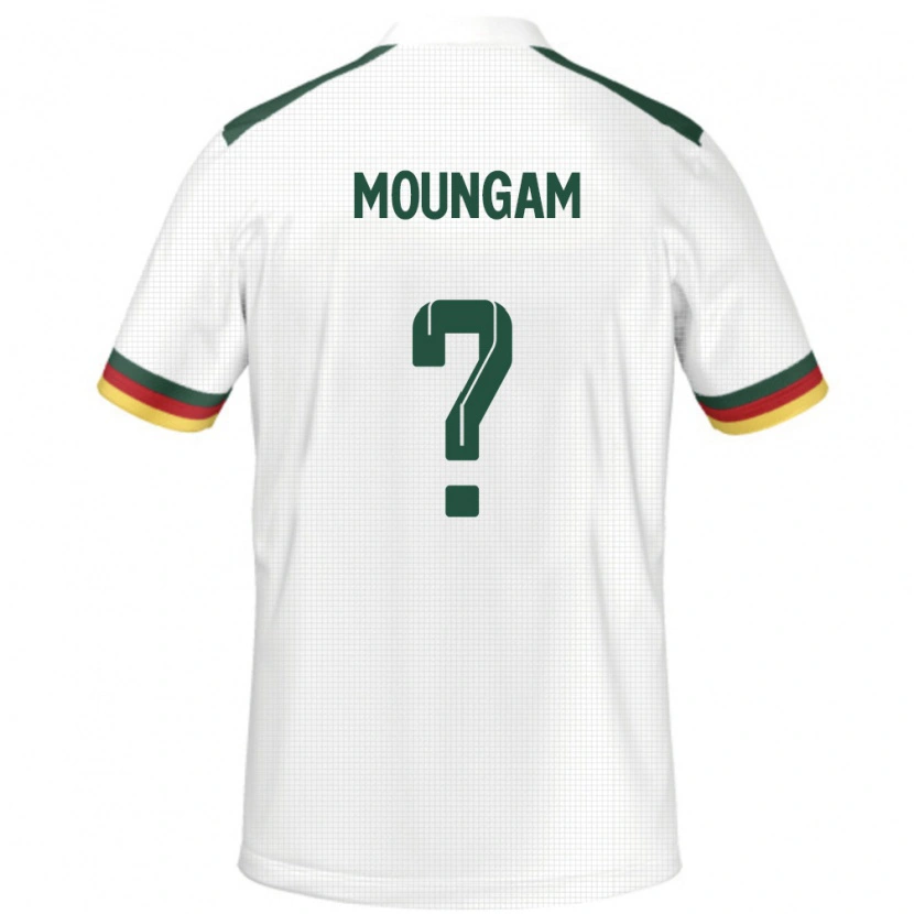 Danxen Børn Cameroun Emmanuel Moungam #0 Hvid Udebane Spillertrøjer 24-26 Trøje T-Shirt