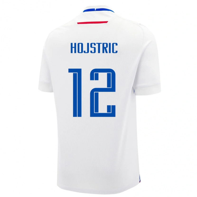 Danxen Børn Slovakiet Tomas Hojstric #12 Hvid Udebane Spillertrøjer 24-26 Trøje T-Shirt