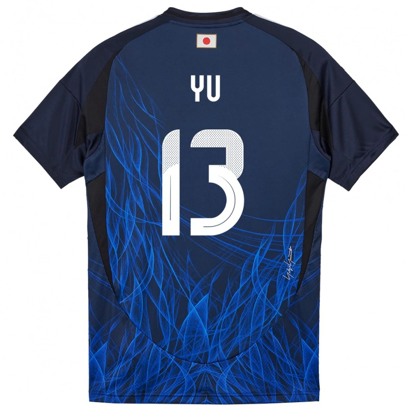 Danxen Mænd Japan Yu Hirakawa #13 Mørkeblå Hjemmebane Spillertrøjer 24-26 Trøje T-Shirt