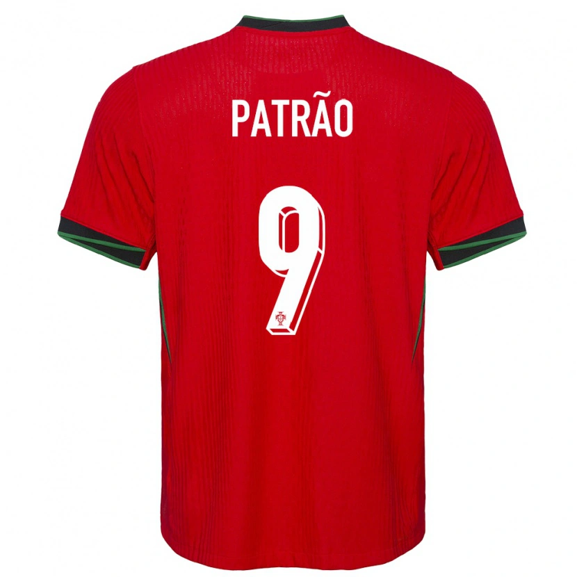 Danxen Mænd Portugal Afonso Patrão #9 Rød Hjemmebane Spillertrøjer 24-26 Trøje T-Shirt