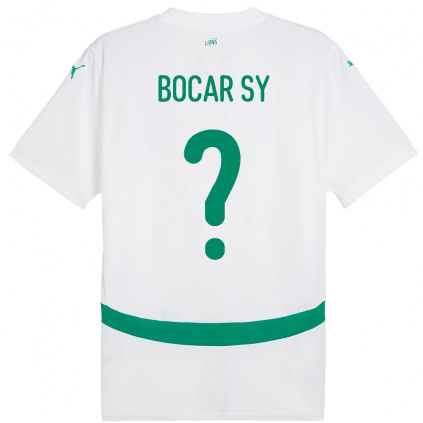 Danxen Mænd Senegal Illa Bocar Sy #0 Hvid Hjemmebane Spillertrøjer 24-26 Trøje T-Shirt