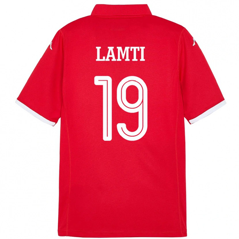 Danxen Mænd Tunesien Chirine Lamti #19 Rød Hjemmebane Spillertrøjer 24-26 Trøje T-Shirt