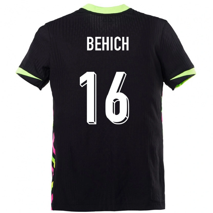 Danxen Mænd Australien Aziz Behich #16 Mørkeblå Udebane Spillertrøjer 24-26 Trøje T-Shirt