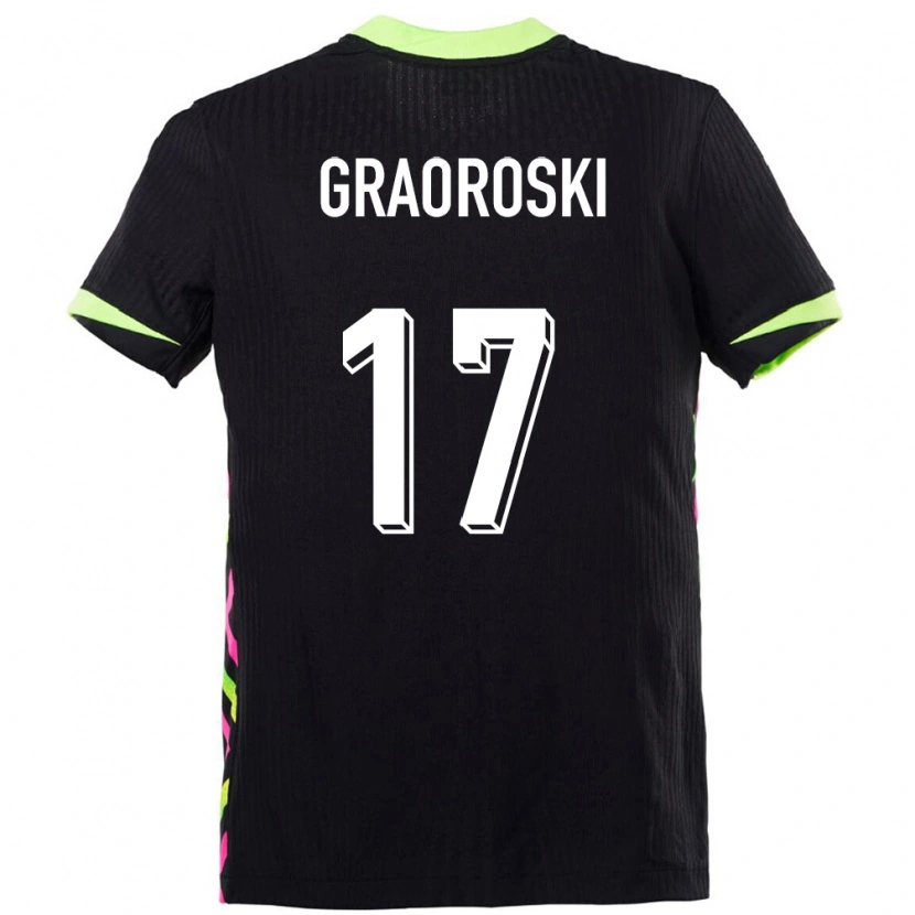 Danxen Mænd Australien Jordan Graoroski #17 Mørkeblå Udebane Spillertrøjer 24-26 Trøje T-Shirt