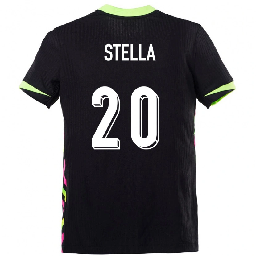 Danxen Mænd Australien Xavier Stella #20 Mørkeblå Udebane Spillertrøjer 24-26 Trøje T-Shirt