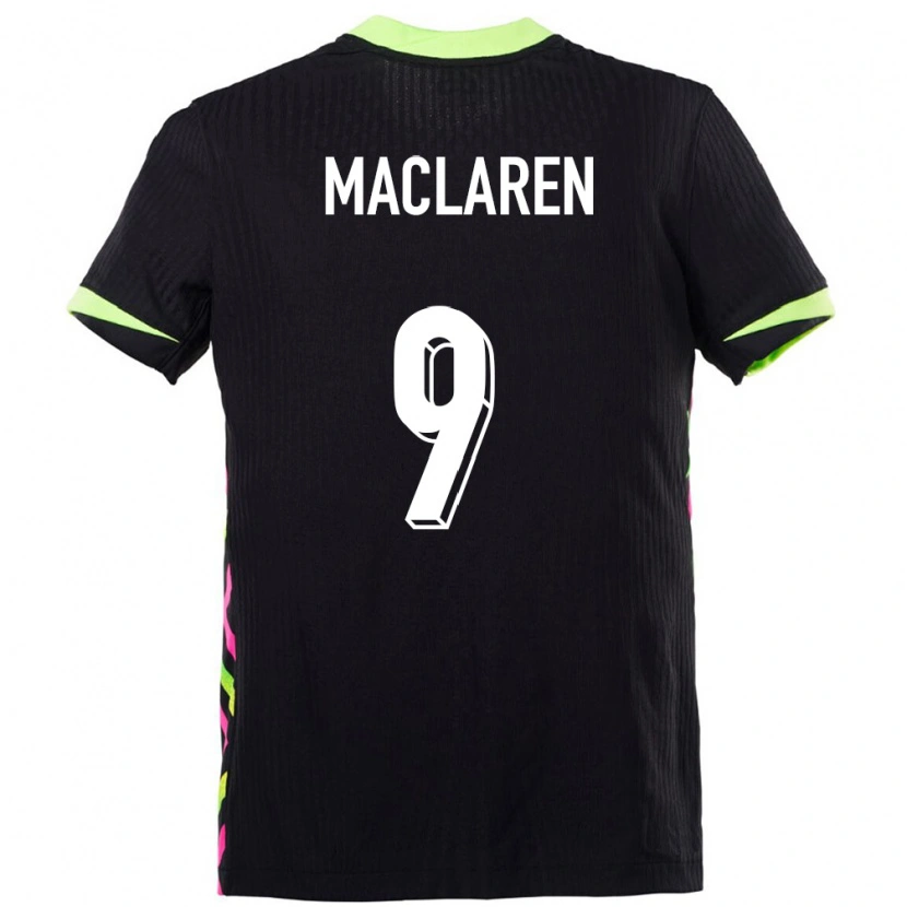 Danxen Mænd Australien Jamie Maclaren #9 Mørkeblå Udebane Spillertrøjer 24-26 Trøje T-Shirt