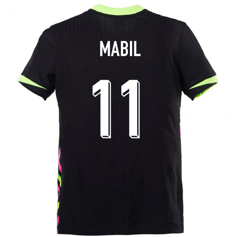 Danxen Mænd Australien Awer Mabil #11 Mørkeblå Udebane Spillertrøjer 24-26 Trøje T-Shirt
