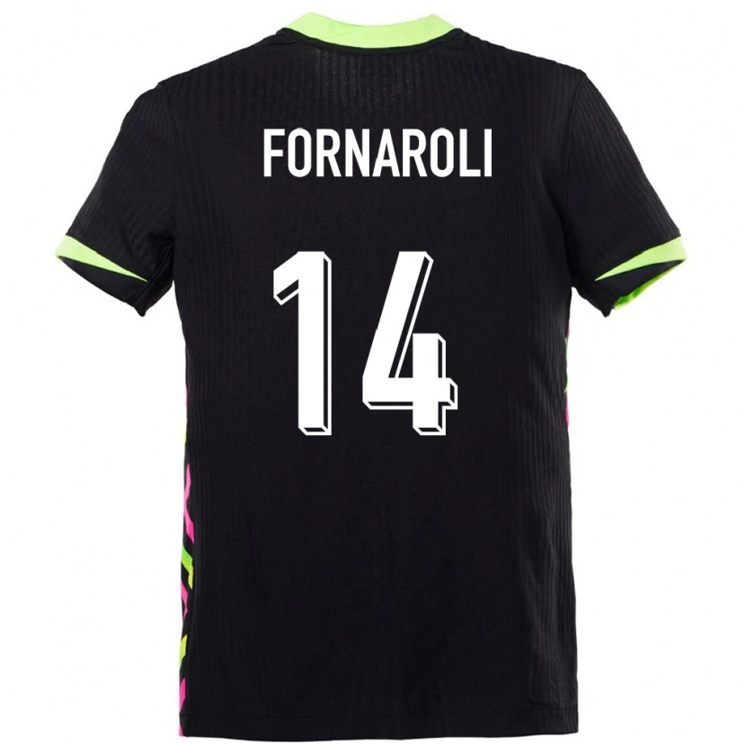 Danxen Mænd Australien Bruno Fornaroli #14 Mørkeblå Udebane Spillertrøjer 24-26 Trøje T-Shirt