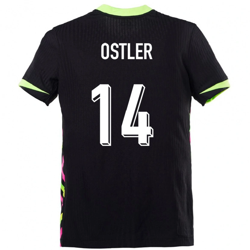 Danxen Mænd Australien Trent Ostler #14 Mørkeblå Udebane Spillertrøjer 24-26 Trøje T-Shirt