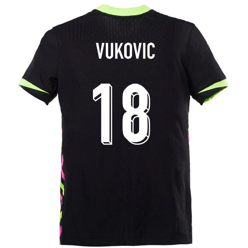 Danxen Mænd Australien Danny Vukovic #18 Mørkeblå Udebane Spillertrøjer 24-26 Trøje T-Shirt