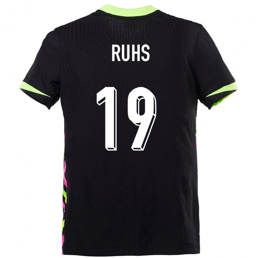 Danxen Mænd Australien Michael Ruhs #19 Mørkeblå Udebane Spillertrøjer 24-26 Trøje T-Shirt