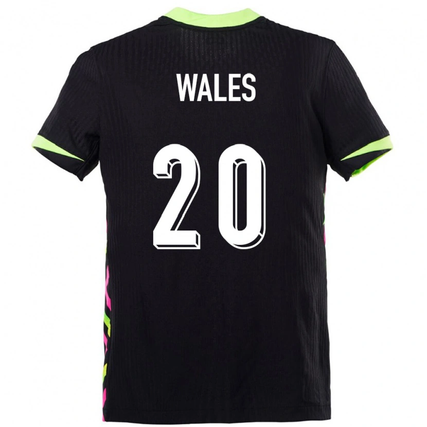 Danxen Mænd Australien Lachlan Wales #20 Mørkeblå Udebane Spillertrøjer 24-26 Trøje T-Shirt
