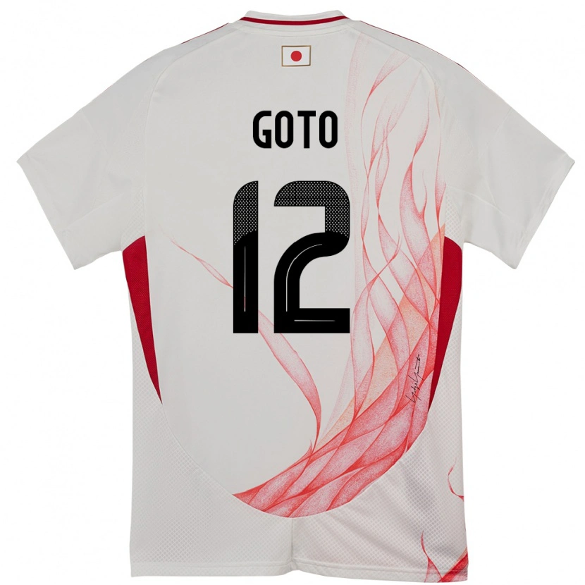 Danxen Mænd Japan Wataru Goto #12 Hvid Udebane Spillertrøjer 24-26 Trøje T-Shirt