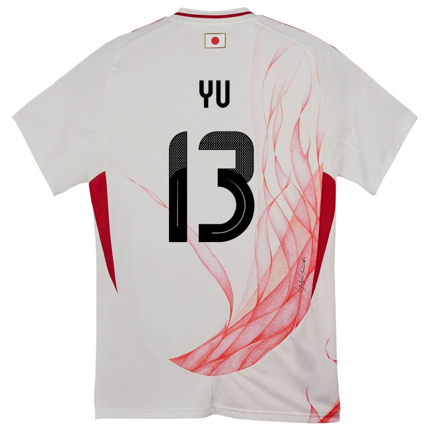 Danxen Mænd Japan Yu Hirakawa #13 Hvid Udebane Spillertrøjer 24-26 Trøje T-Shirt