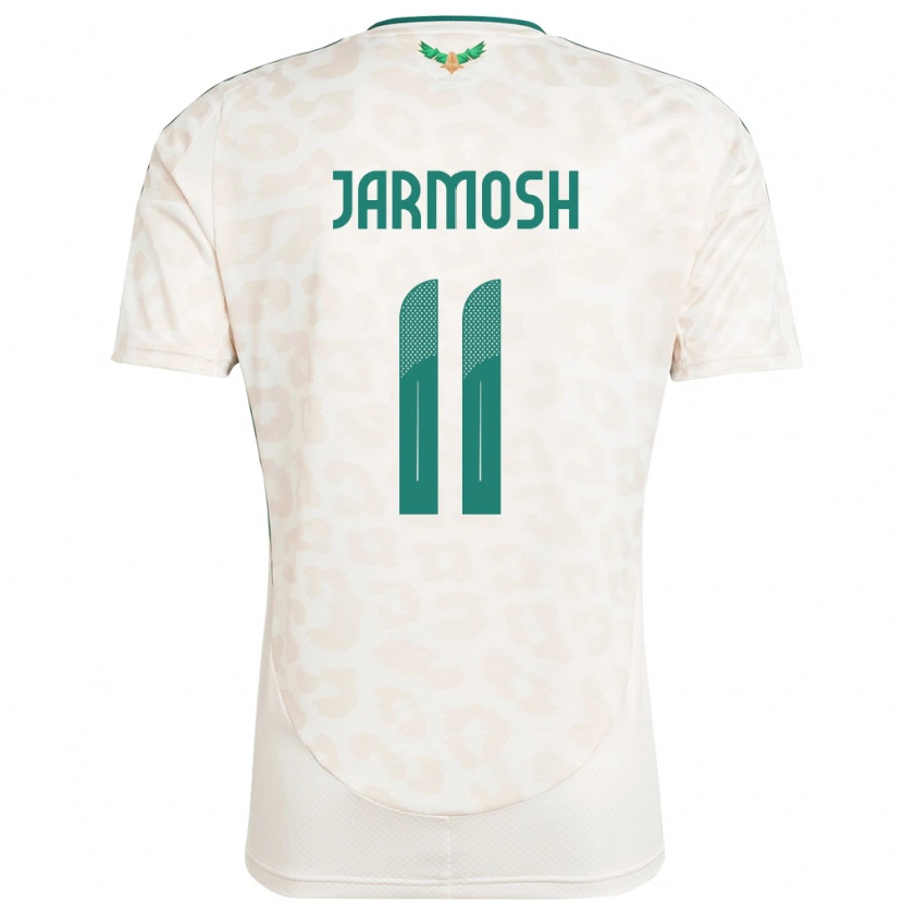Danxen Mænd Saudi-Arabien Abdulaziz Jarmosh #11 Hvid Udebane Spillertrøjer 24-26 Trøje T-Shirt