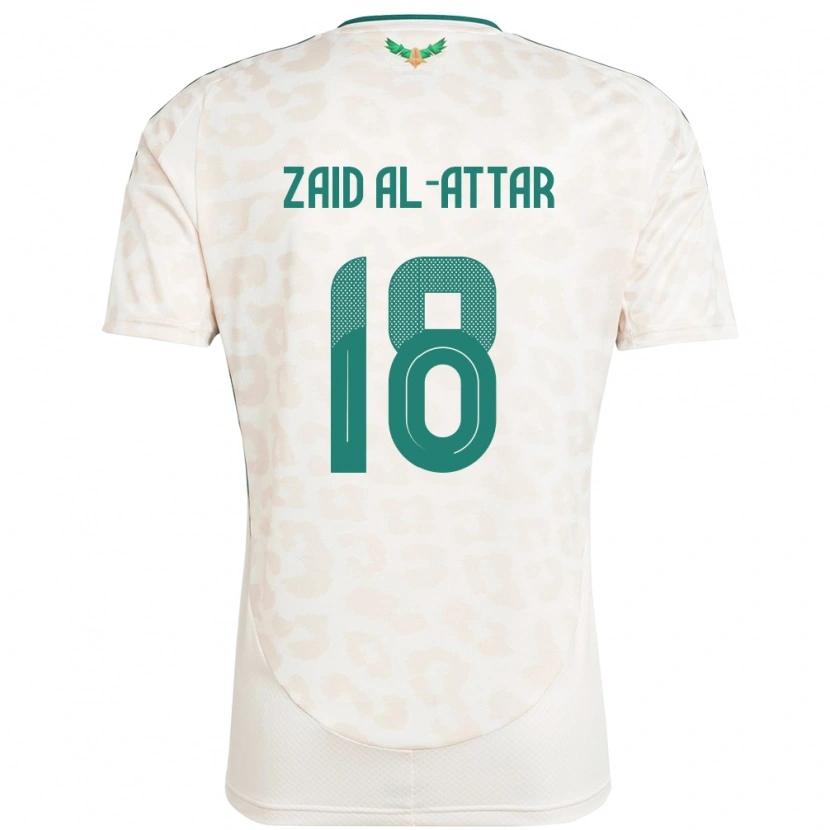 Danxen Mænd Saudi-Arabien Ramez Zaid Al-Attar #18 Hvid Udebane Spillertrøjer 24-26 Trøje T-Shirt