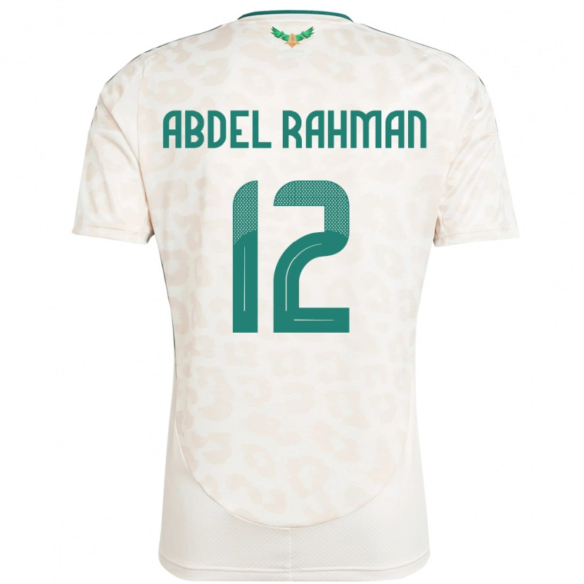 Danxen Mænd Saudi-Arabien Mona Abdel Rahman #12 Hvid Udebane Spillertrøjer 24-26 Trøje T-Shirt