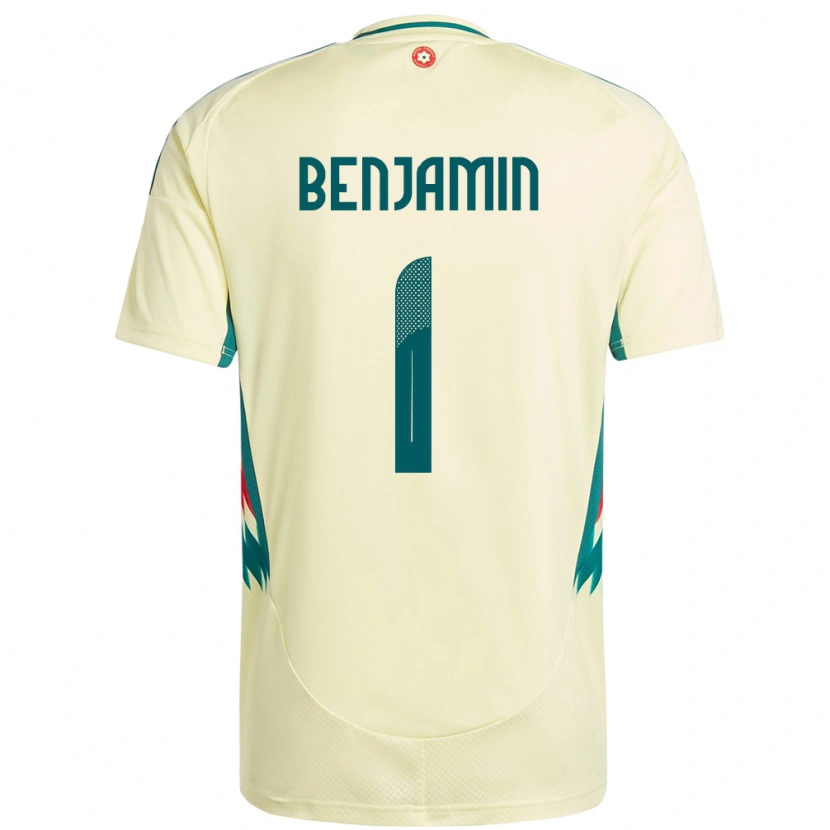 Danxen Mænd Wales Lewys Benjamin #1 Beige Gul Udebane Spillertrøjer 24-26 Trøje T-Shirt