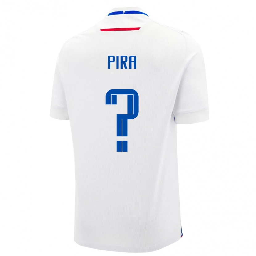 Danxen Mænd Slovakiet Jakub Pira #0 Hvid Udebane Spillertrøjer 24-26 Trøje T-Shirt
