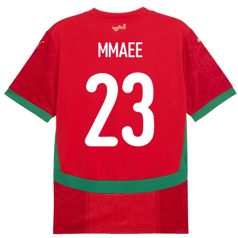 Danxen Kvinder Marokko Ryan Mmaee #23 Rød Hjemmebane Spillertrøjer 24-26 Trøje T-Shirt