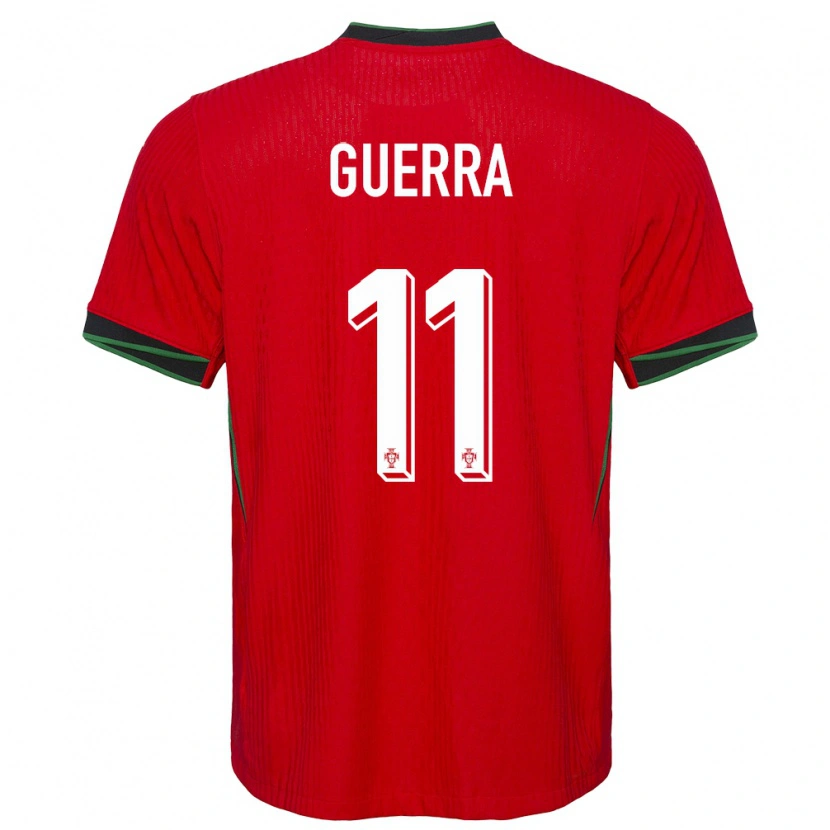 Danxen Kvinder Portugal Gustavo Guerra #11 Rød Hjemmebane Spillertrøjer 24-26 Trøje T-Shirt