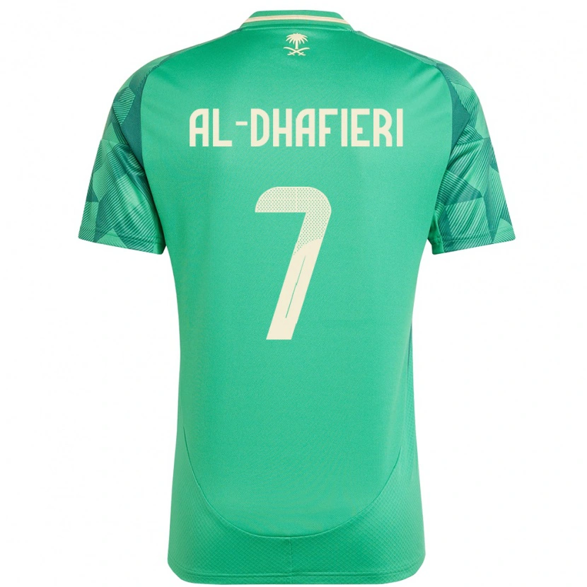 Danxen Kvinder Saudi-Arabien Jathob Al-Dhafieri #7 Grøn Hjemmebane Spillertrøjer 24-26 Trøje T-Shirt