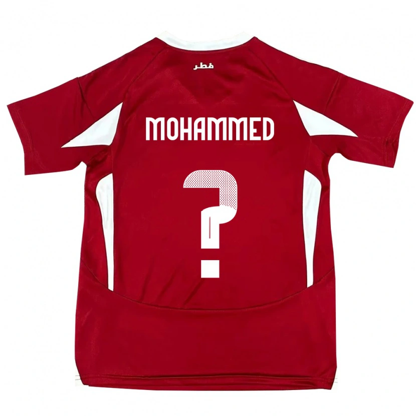 Danxen Kvinder Qatar Ali Mohammed #0 Rød Hjemmebane Spillertrøjer 24-26 Trøje T-Shirt