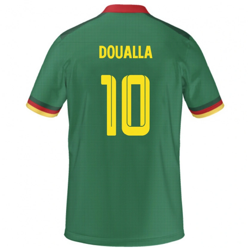 Danxen Kvinder Cameroun Nathan Doualla #10 Grøn Hjemmebane Spillertrøjer 24-26 Trøje T-Shirt