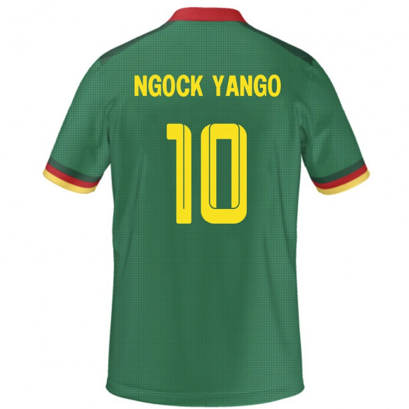 Danxen Kvinder Cameroun Grace Ngock Yango #10 Grøn Hjemmebane Spillertrøjer 24-26 Trøje T-Shirt
