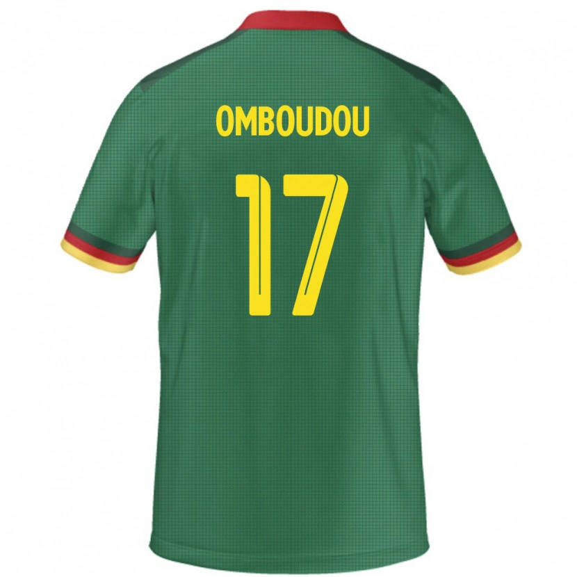 Danxen Kvinder Cameroun Brigitte Omboudou #17 Grøn Hjemmebane Spillertrøjer 24-26 Trøje T-Shirt