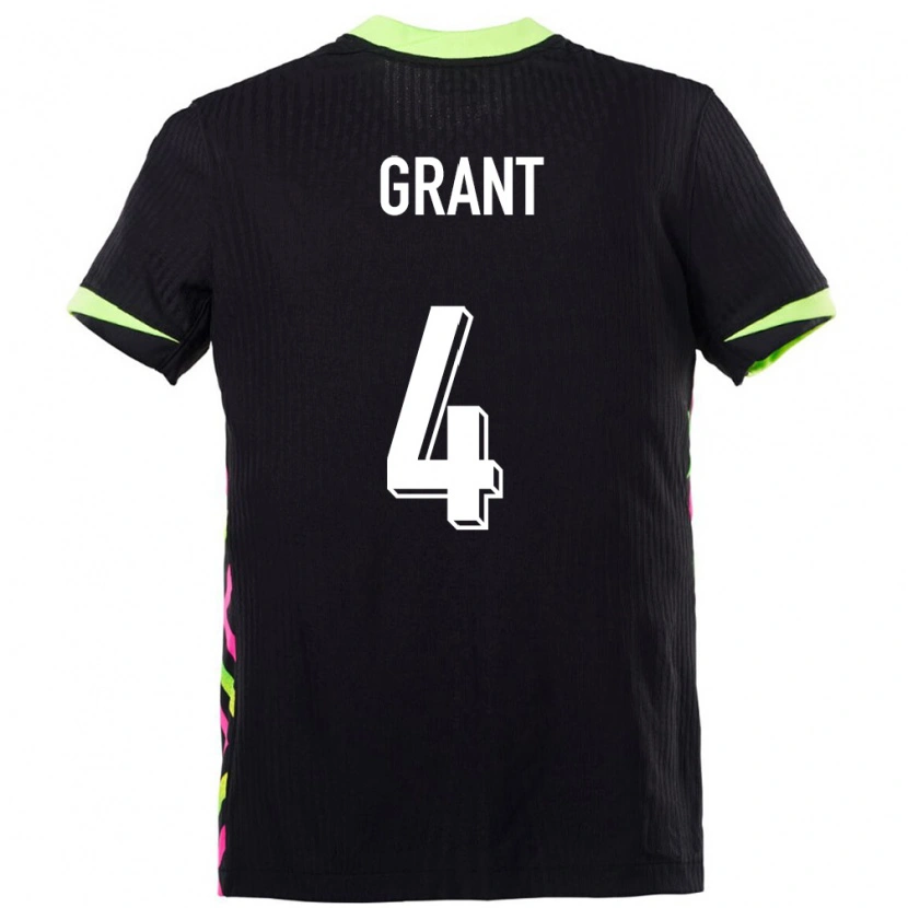 Danxen Kvinder Australien Rhyan Grant #4 Mørkeblå Udebane Spillertrøjer 24-26 Trøje T-Shirt