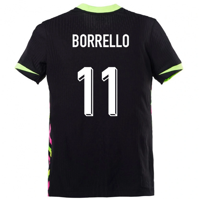 Danxen Kvinder Australien Brandon Borrello #11 Mørkeblå Udebane Spillertrøjer 24-26 Trøje T-Shirt