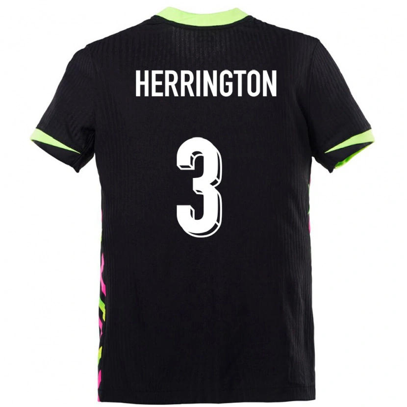 Danxen Kvinder Australien Lucas Herrington #3 Mørkeblå Udebane Spillertrøjer 24-26 Trøje T-Shirt