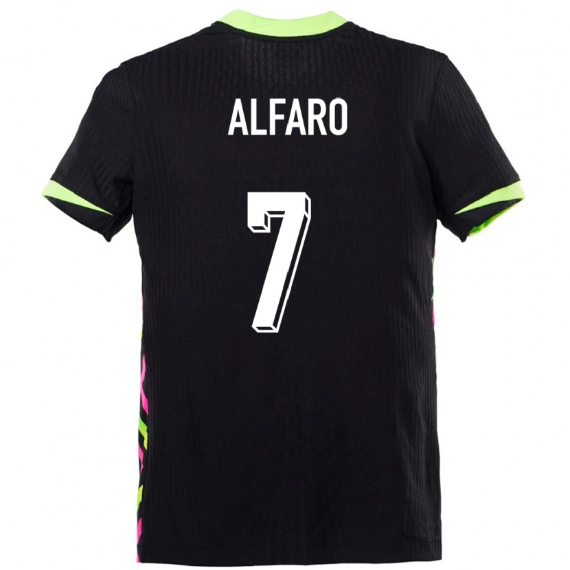 Danxen Kvinder Australien Nickolas Alfaro #7 Mørkeblå Udebane Spillertrøjer 24-26 Trøje T-Shirt