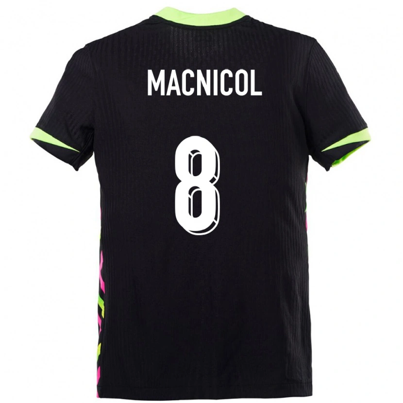 Danxen Kvinder Australien Quinn Macnicol #8 Mørkeblå Udebane Spillertrøjer 24-26 Trøje T-Shirt