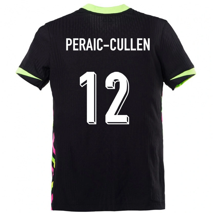 Danxen Kvinder Australien Dylan Peraić-Cullen #12 Mørkeblå Udebane Spillertrøjer 24-26 Trøje T-Shirt
