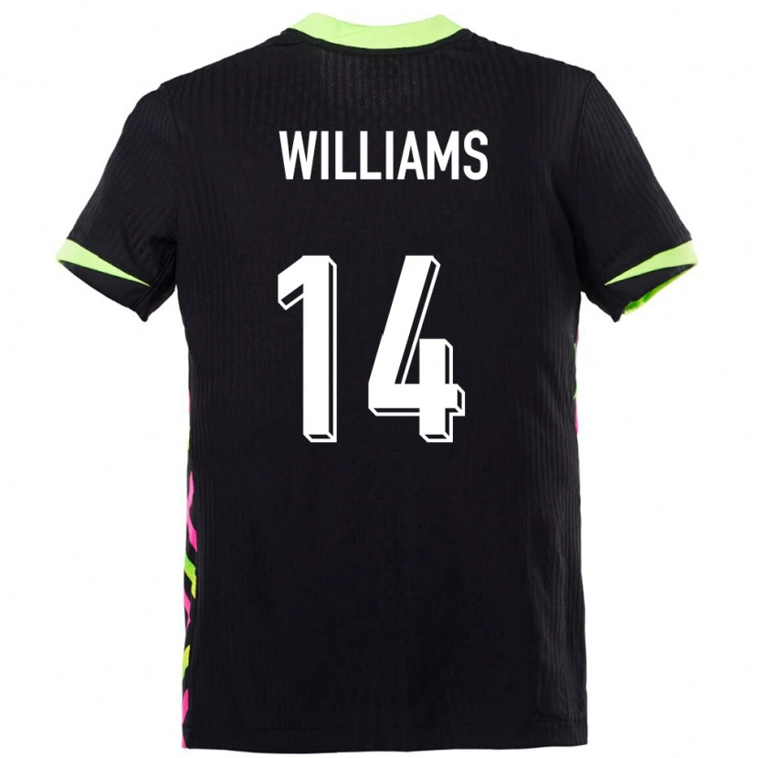 Danxen Kvinder Australien Tyler Williams #14 Mørkeblå Udebane Spillertrøjer 24-26 Trøje T-Shirt