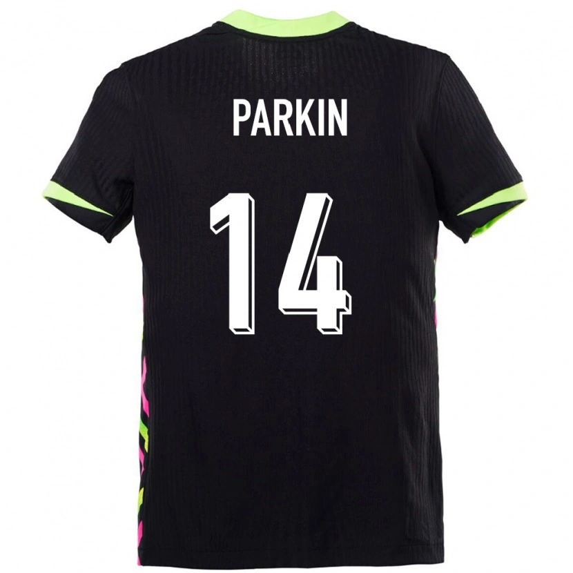 Danxen Kvinder Australien Charlie Parkin #14 Mørkeblå Udebane Spillertrøjer 24-26 Trøje T-Shirt