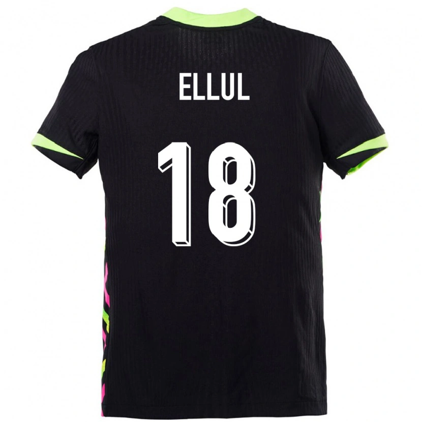 Danxen Kvinder Australien Noah Ellul #18 Mørkeblå Udebane Spillertrøjer 24-26 Trøje T-Shirt
